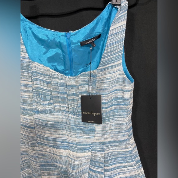 NWT Nanette Lepore Stunning Blue Dress - Picture 2 of 9
